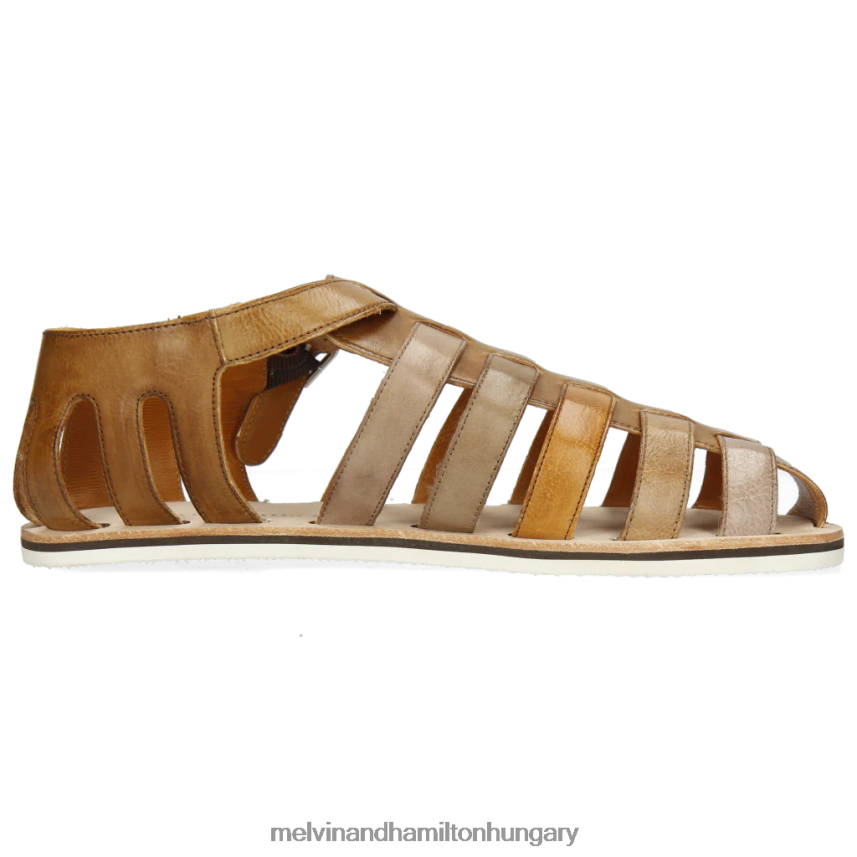 férfiak Melvin & Hamilton 42FNT754 szandál barna sam 3
