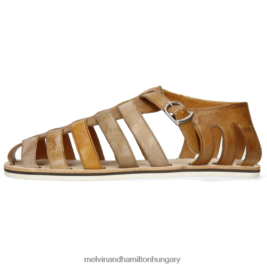 férfiak Melvin & Hamilton 42FNT754 szandál barna sam 3