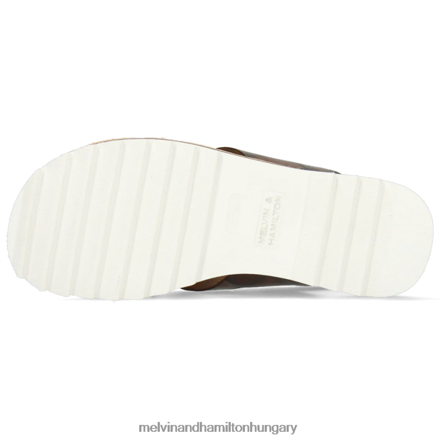 férfiak Melvin & Hamilton 42FNT755 szandál barna sam 32