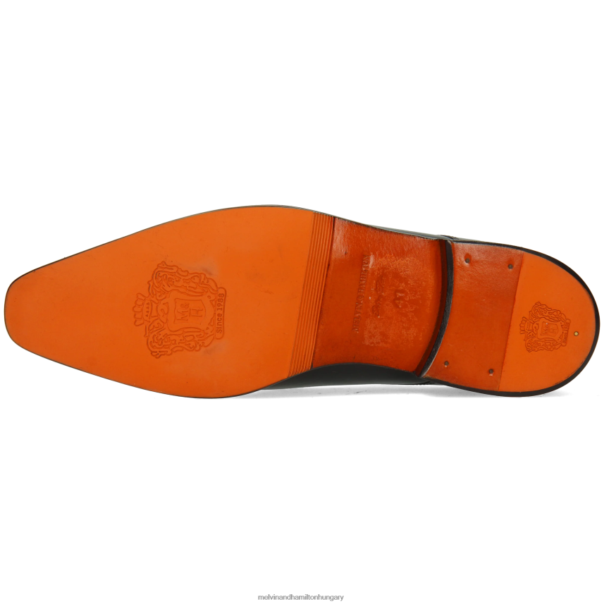 férfiak Melvin & Hamilton 42FNT341 szerzetes cipő fekete Lewis 52