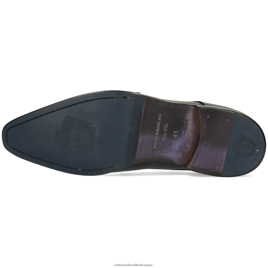 férfiak Melvin & Hamilton 42FNT347 szerzetes cipő fekete lándzsa 1