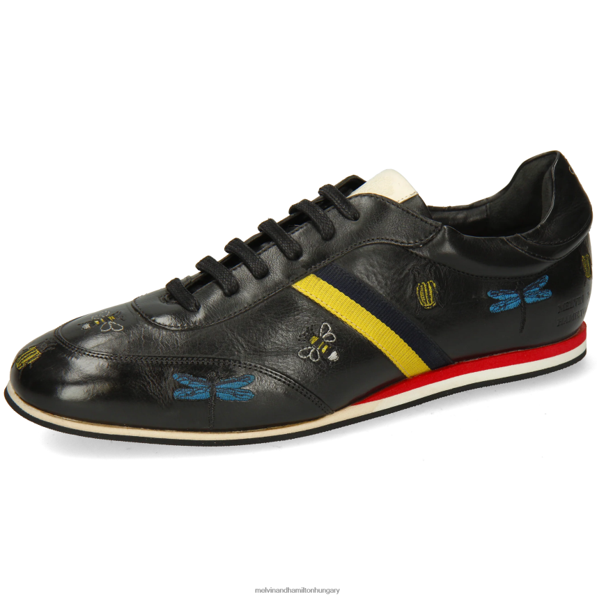 férfiak Melvin & Hamilton 42FNT631 tornacipő fekete pharell 3