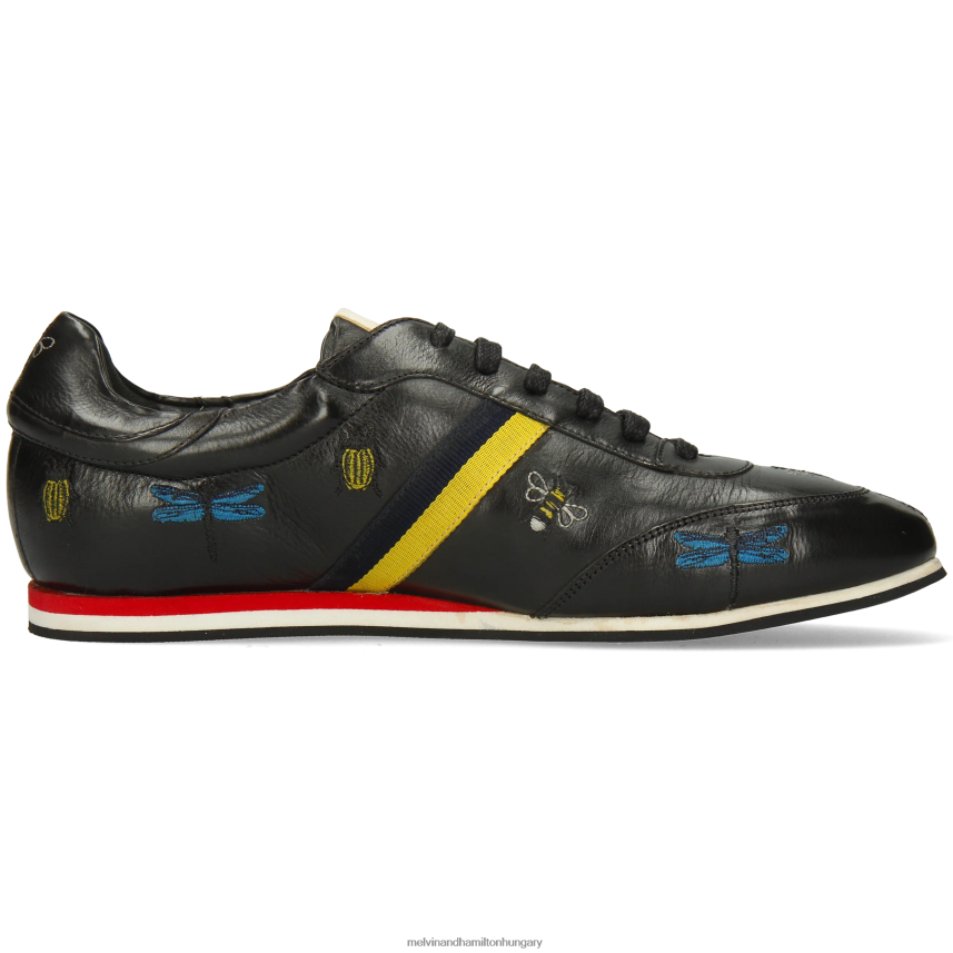 férfiak Melvin & Hamilton 42FNT631 tornacipő fekete pharell 3