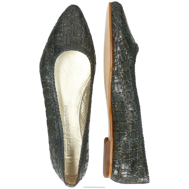 42FNT1954 balettpumpák khaki Melvin & Hamilton Alexa 45 nők