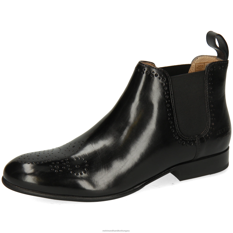 42FNT784 bokacsizma fekete Melvin & Hamilton Sally 16 nők