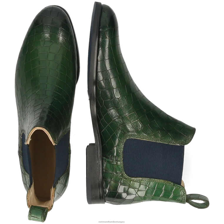 42FNT788 bokacsizma zöld Melvin & Hamilton Zsuzsa 10 nők