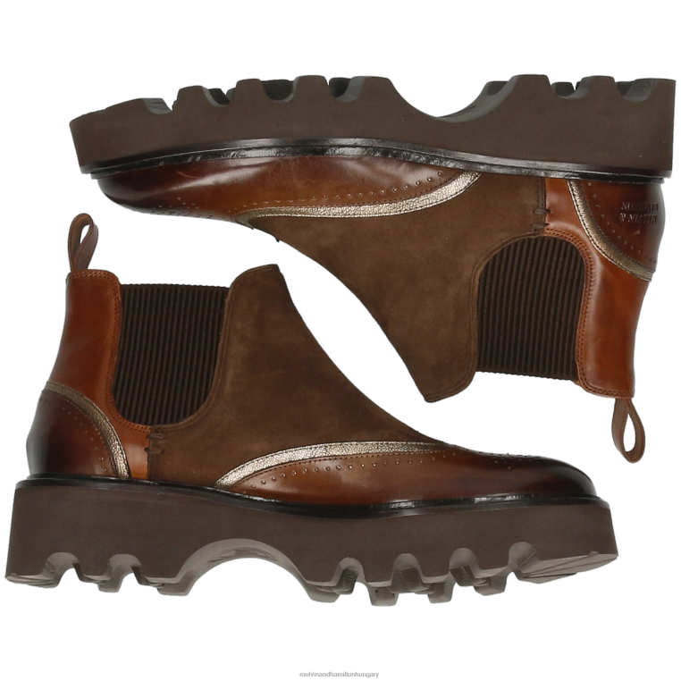 42FNT822 bokacsizma barna Melvin & Hamilton Sally 19 nők