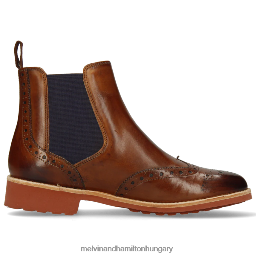 nők Melvin & Hamilton 42FNT1001 bokacsizma barna Selina 6