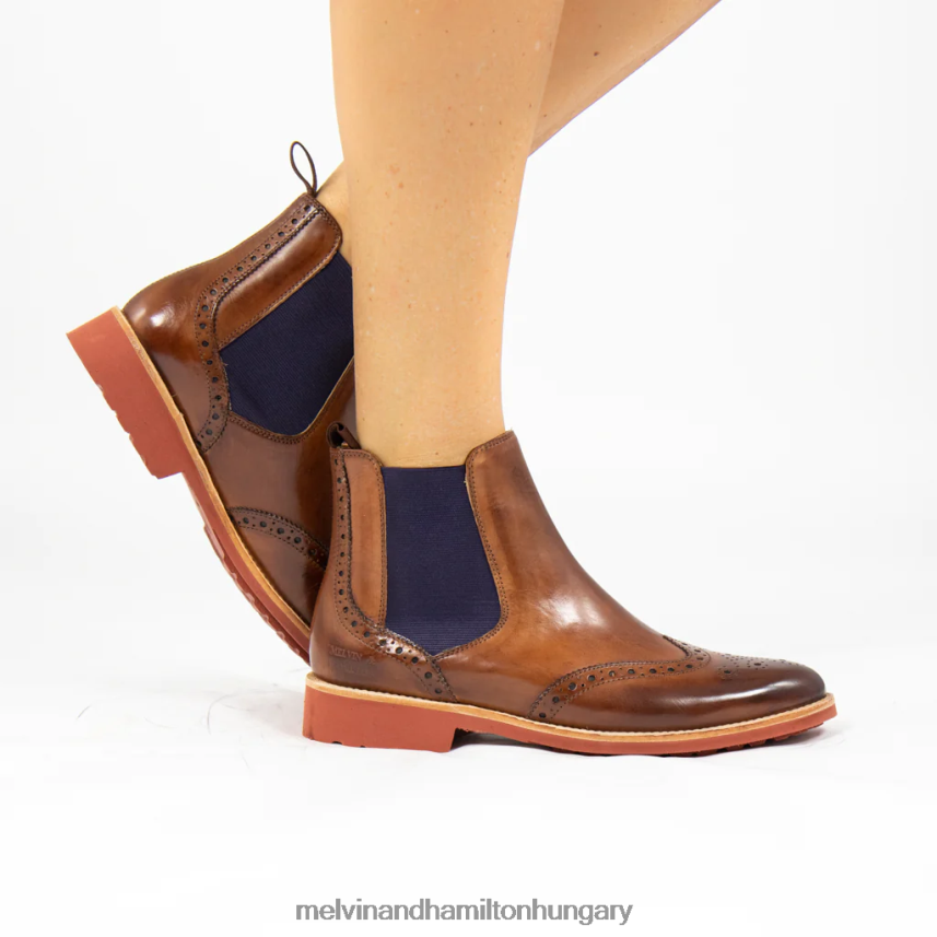 nők Melvin & Hamilton 42FNT1001 bokacsizma barna Selina 6