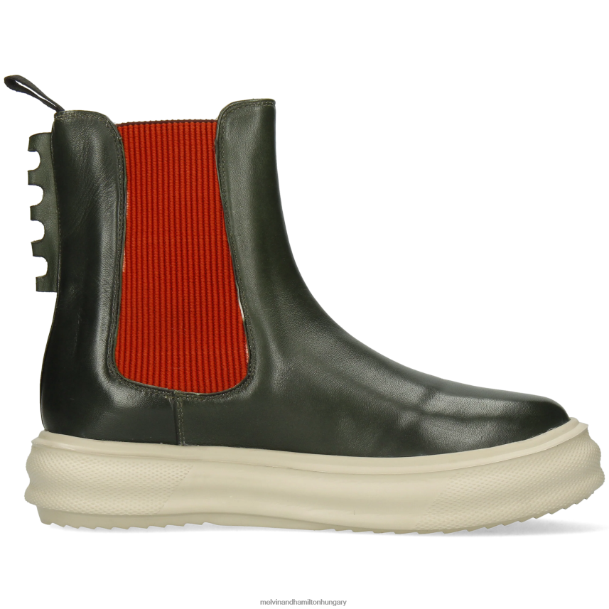 nők Melvin & Hamilton 42FNT1003 bokacsizma zöld mese 5