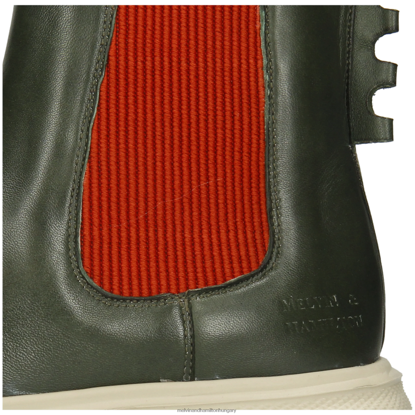 nők Melvin & Hamilton 42FNT1003 bokacsizma zöld mese 5