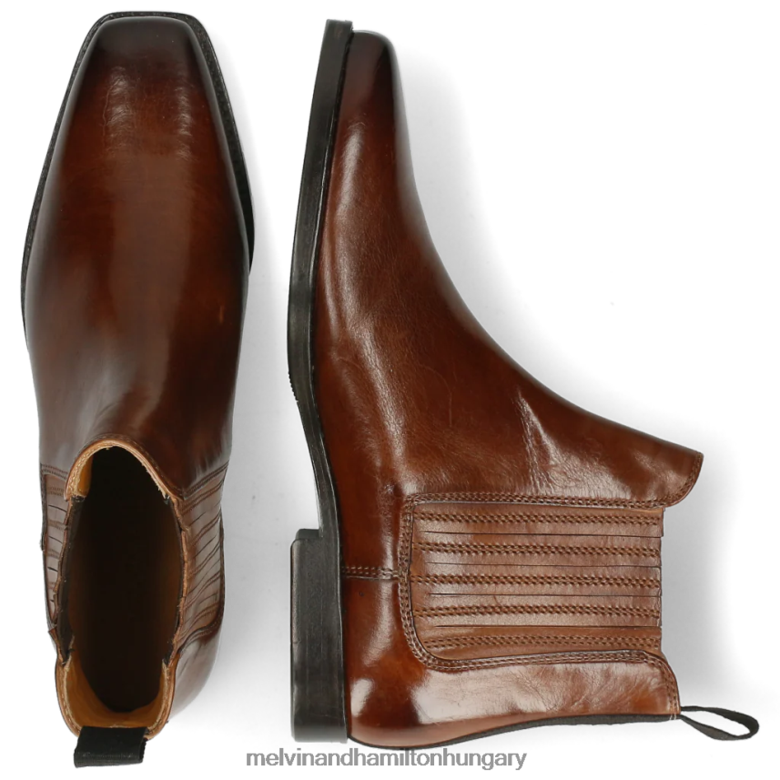 nők Melvin & Hamilton 42FNT1014 bokacsizma barna Bella 1