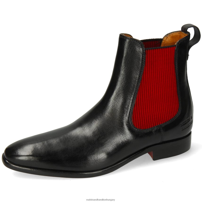 nők Melvin & Hamilton 42FNT1025 bokacsizma fekete Emma 8