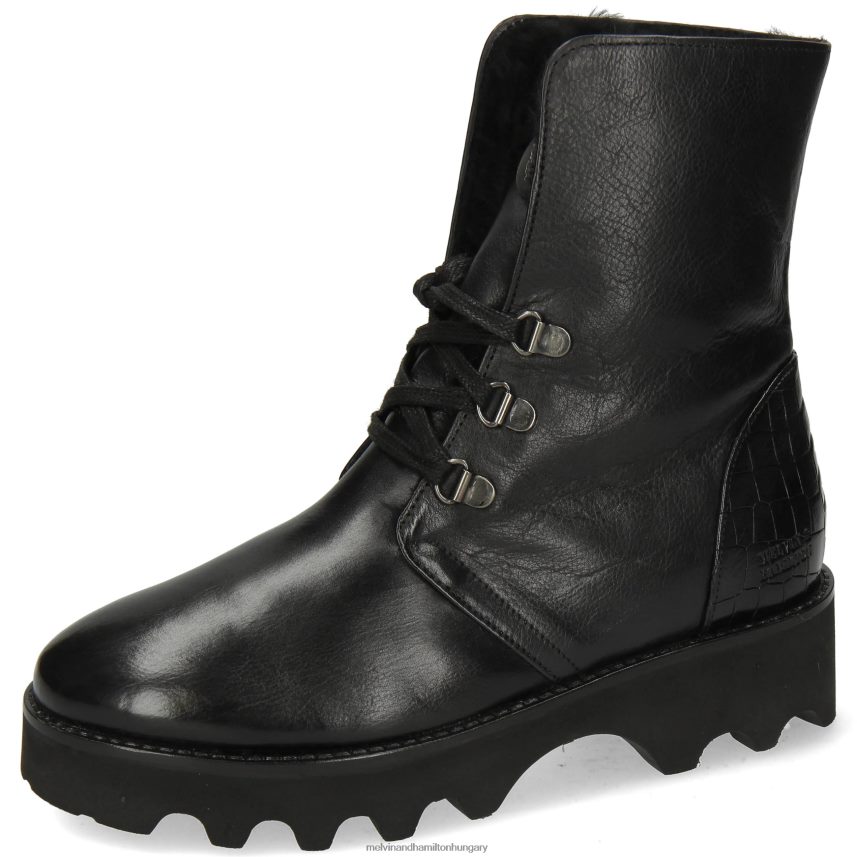 nők Melvin & Hamilton 42FNT1036 bokacsizma fekete greta 1