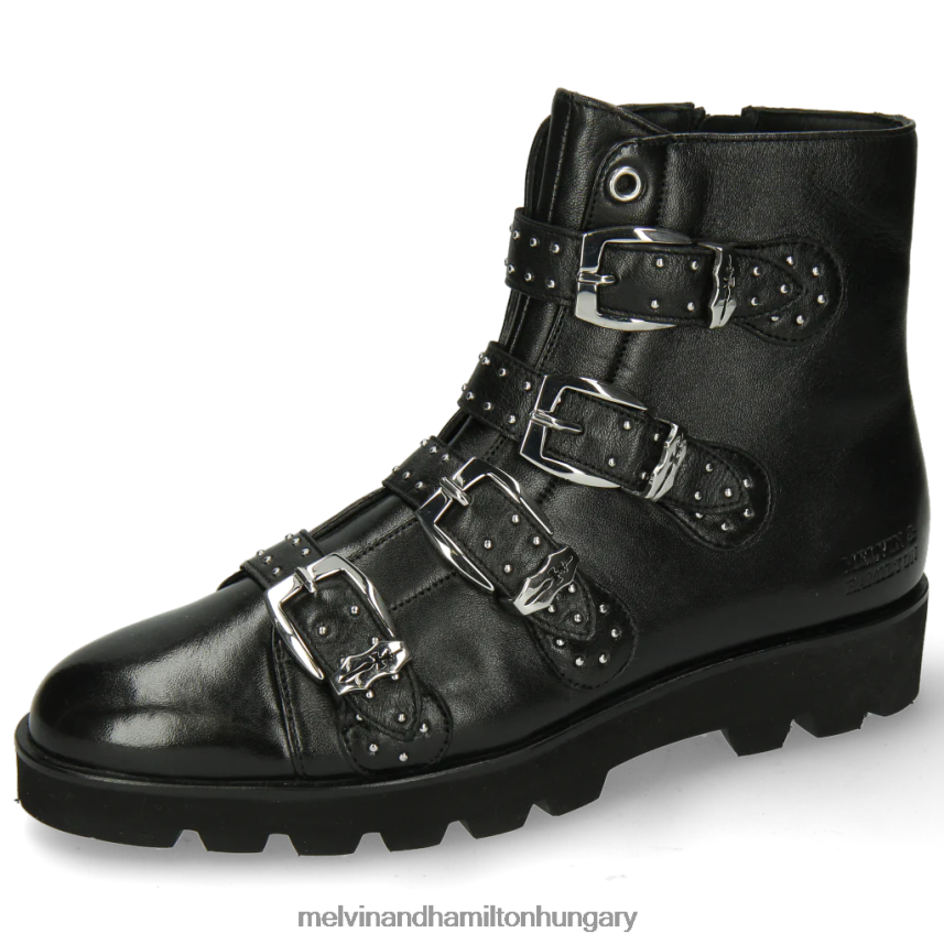 nők Melvin & Hamilton 42FNT1051 bokacsizma fekete Zsuzsa 44