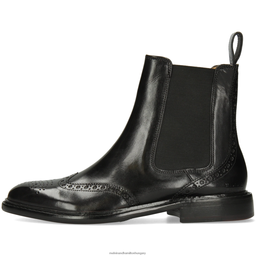 nők Melvin & Hamilton 42FNT1060 bokacsizma fekete Sally 112