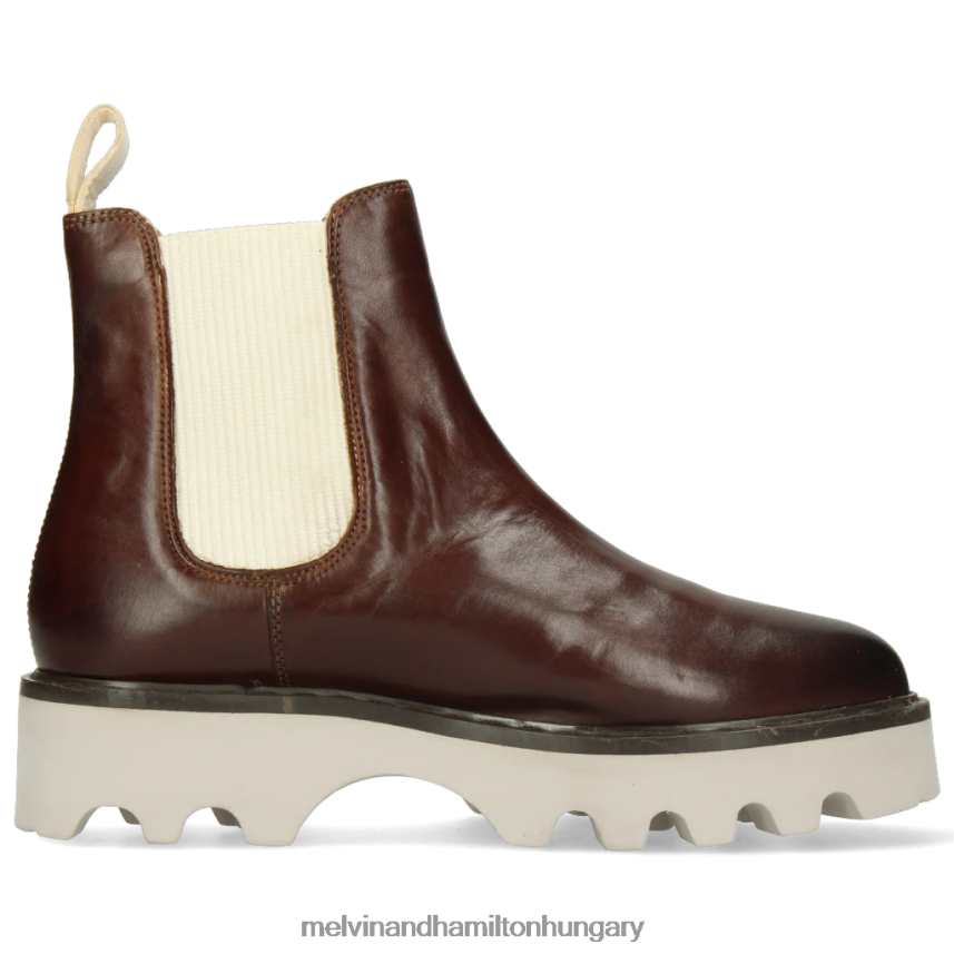 nők Melvin & Hamilton 42FNT1065 bokacsizma barna megan 3r