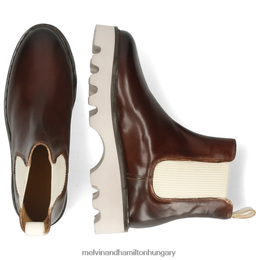 nők Melvin & Hamilton 42FNT1065 bokacsizma barna megan 3r