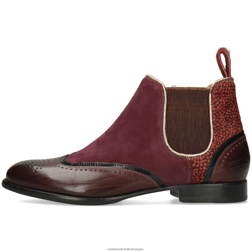 nők Melvin & Hamilton 42FNT1087 bokacsizma lila Sally 19