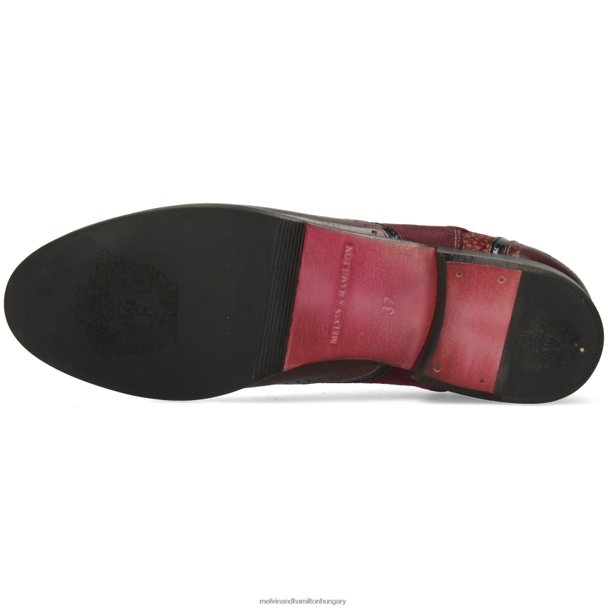 nők Melvin & Hamilton 42FNT1087 bokacsizma lila Sally 19