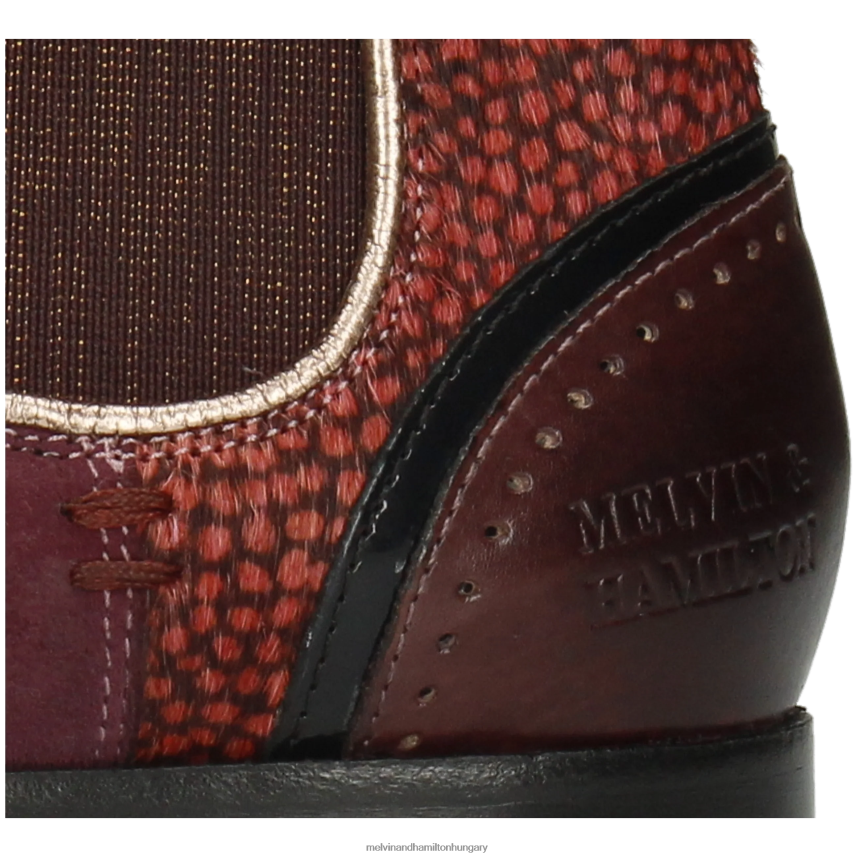 nők Melvin & Hamilton 42FNT1087 bokacsizma lila Sally 19