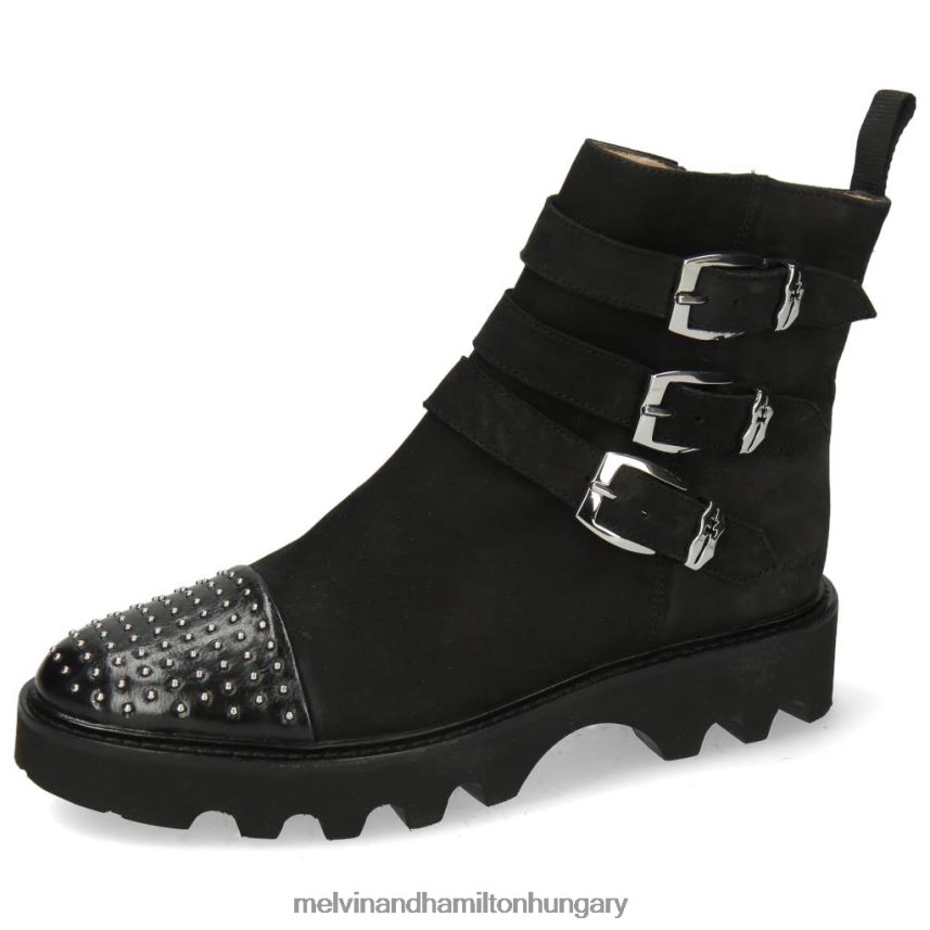 nők Melvin & Hamilton 42FNT1091 bokacsizma fekete Selina 20