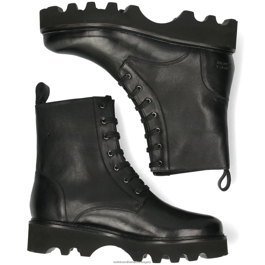 nők Melvin & Hamilton 42FNT1096 bokacsizma fekete Bonnie 13