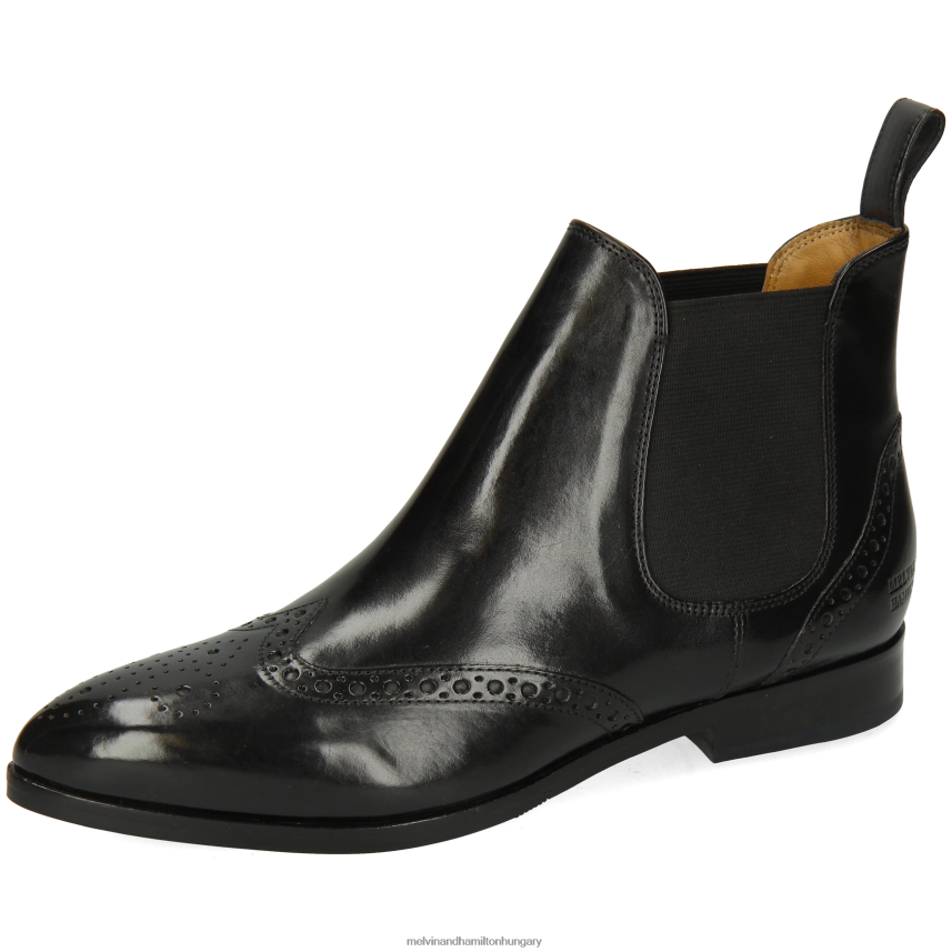 nők Melvin & Hamilton 42FNT1105 bokacsizma fekete Jessy 4