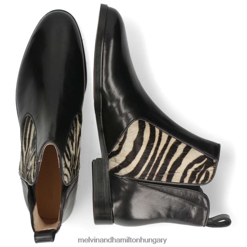 nők Melvin & Hamilton 42FNT1110 bokacsizma fekete Zsuzsa 34