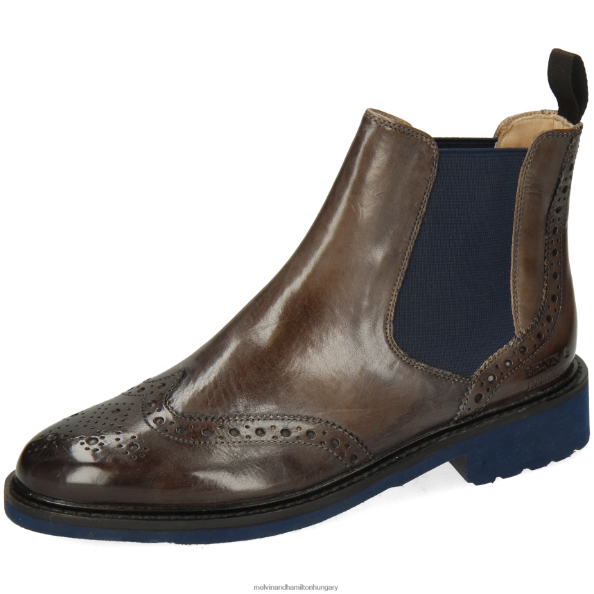 nők Melvin & Hamilton 42FNT1113 bokacsizma szürke Selina 6