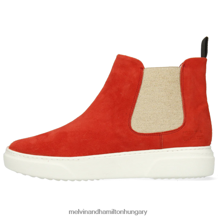nők Melvin & Hamilton 42FNT1118 bokacsizma piros hailey 2