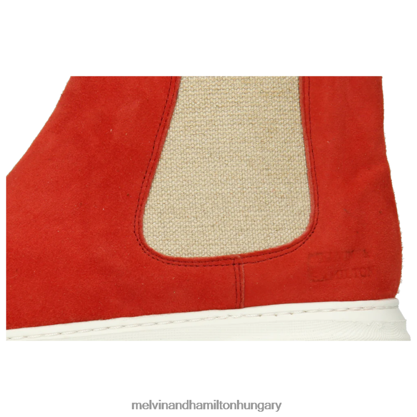 nők Melvin & Hamilton 42FNT1118 bokacsizma piros hailey 2