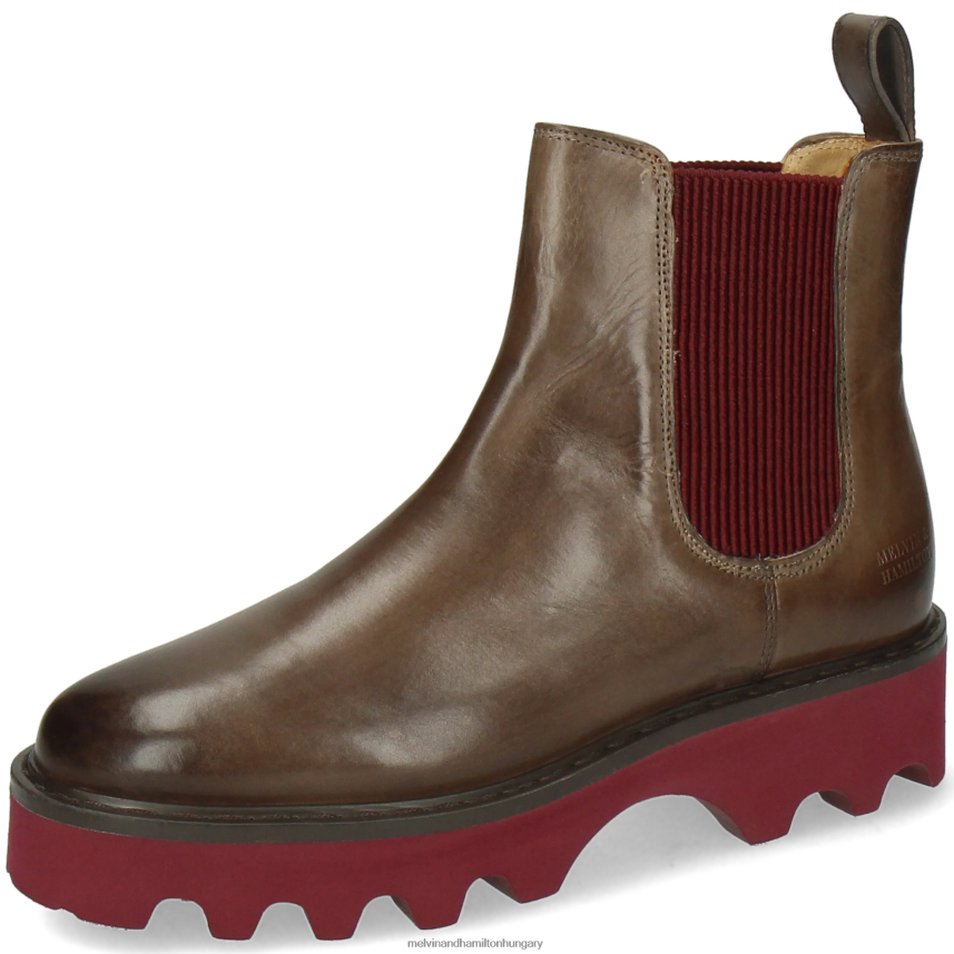 nők Melvin & Hamilton 42FNT1124 bokacsizma szürke megan 3r