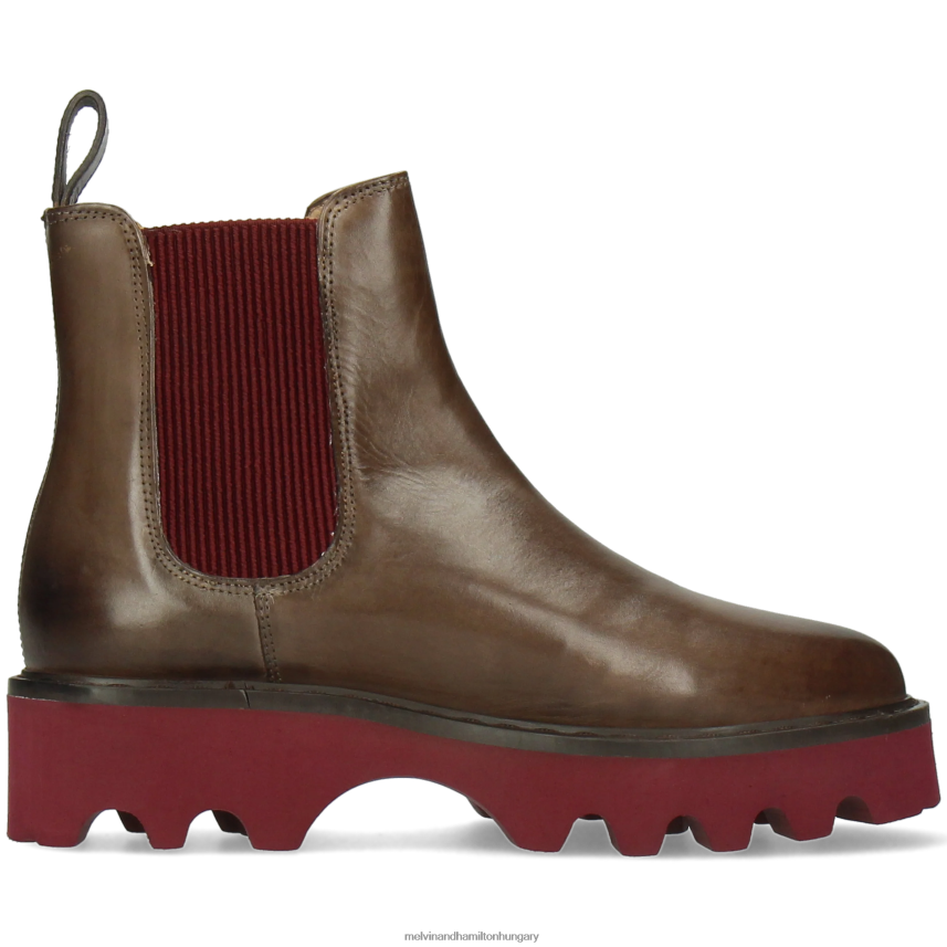 nők Melvin & Hamilton 42FNT1124 bokacsizma szürke megan 3r