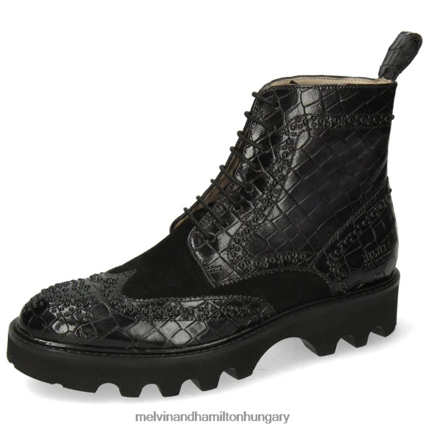 nők Melvin & Hamilton 42FNT1141 bokacsizma fekete Sally 120