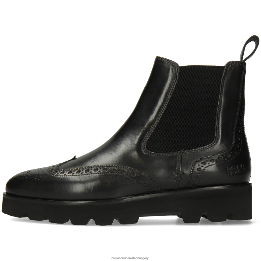 nők Melvin & Hamilton 42FNT780 bokacsizma fekete Susan 111