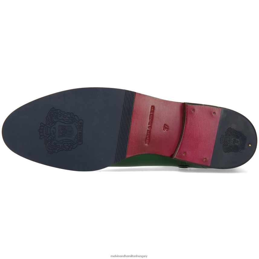 nők Melvin & Hamilton 42FNT781 bokacsizma zöld Zsuzsa 10