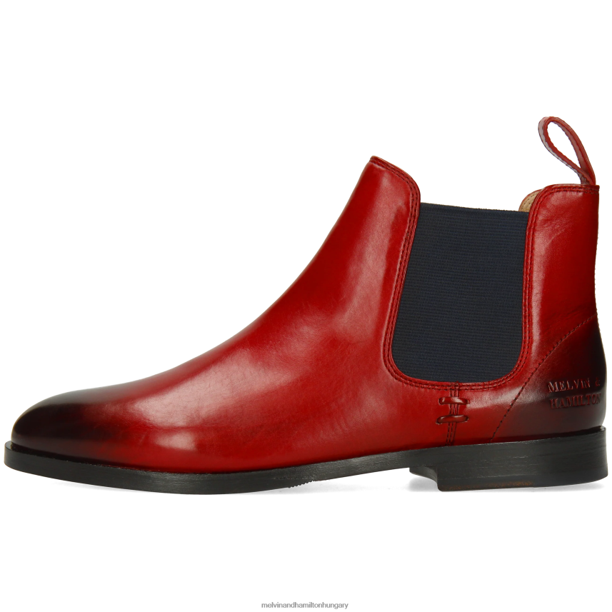 nők Melvin & Hamilton 42FNT783 bokacsizma piros Zsuzsa 10