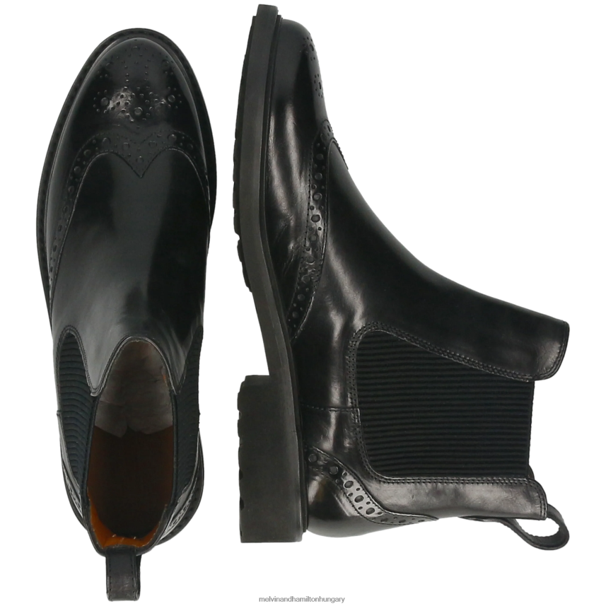 nők Melvin & Hamilton 42FNT789 bokacsizma fekete Selina 29