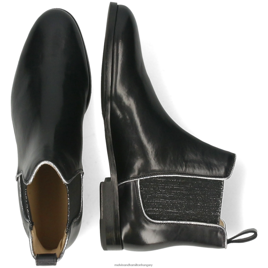 nők Melvin & Hamilton 42FNT800 bokacsizma fekete Susan 70