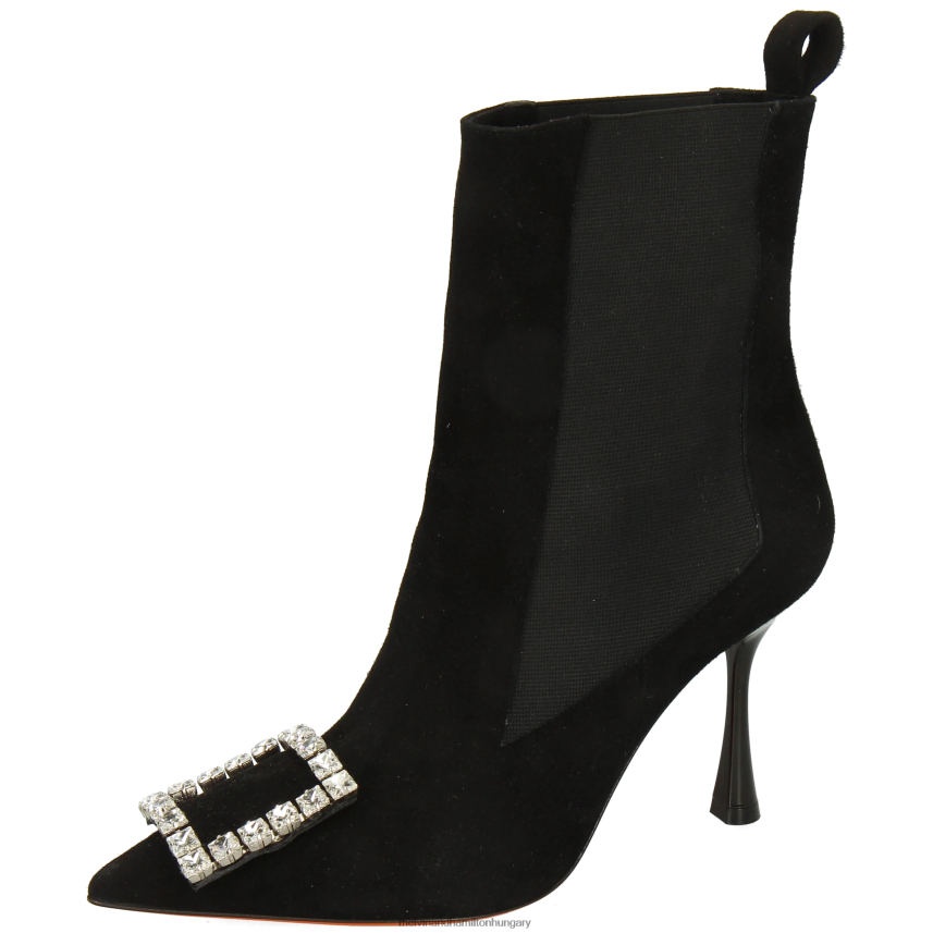 nők Melvin & Hamilton 42FNT811 bokacsizma fekete Alena 5