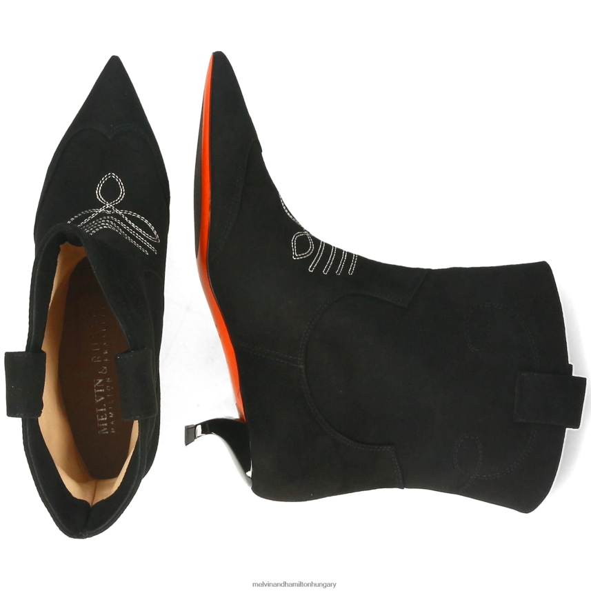 nők Melvin & Hamilton 42FNT843 bokacsizma fekete aurora 1