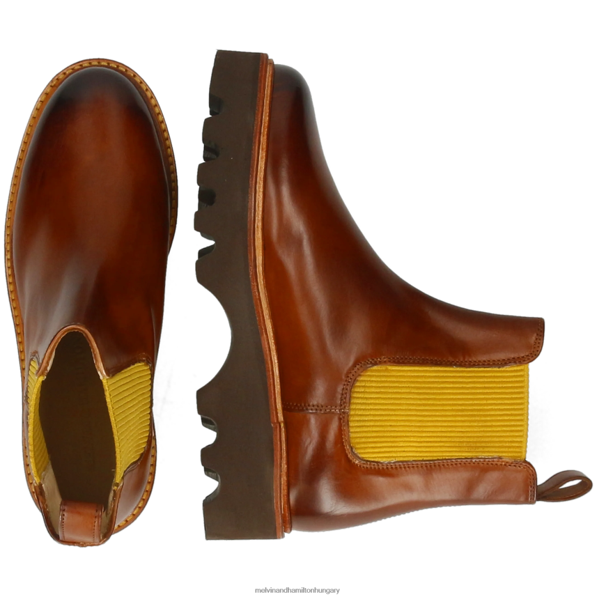 nők Melvin & Hamilton 42FNT844 bokacsizma barna megan 3