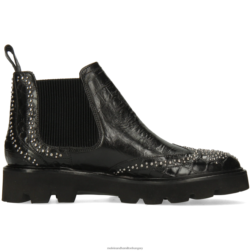 nők Melvin & Hamilton 42FNT856 bokacsizma fekete Sally 45