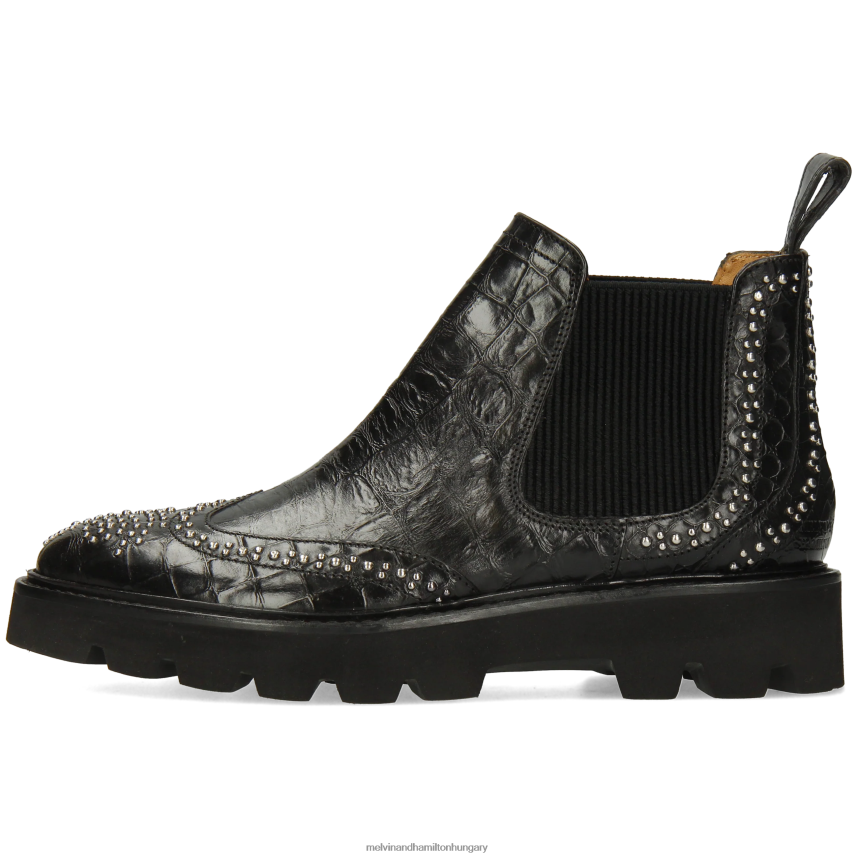 nők Melvin & Hamilton 42FNT856 bokacsizma fekete Sally 45