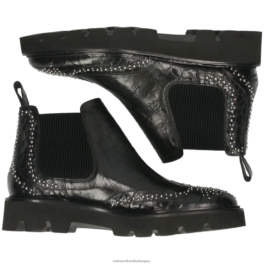 nők Melvin & Hamilton 42FNT856 bokacsizma fekete Sally 45