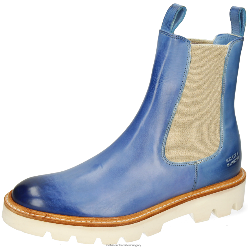 nők Melvin & Hamilton 42FNT862 bokacsizma kék Sally 186