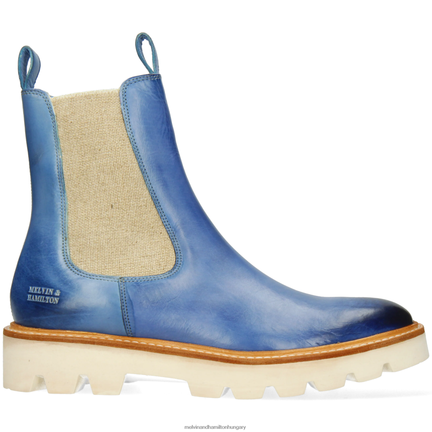 nők Melvin & Hamilton 42FNT862 bokacsizma kék Sally 186