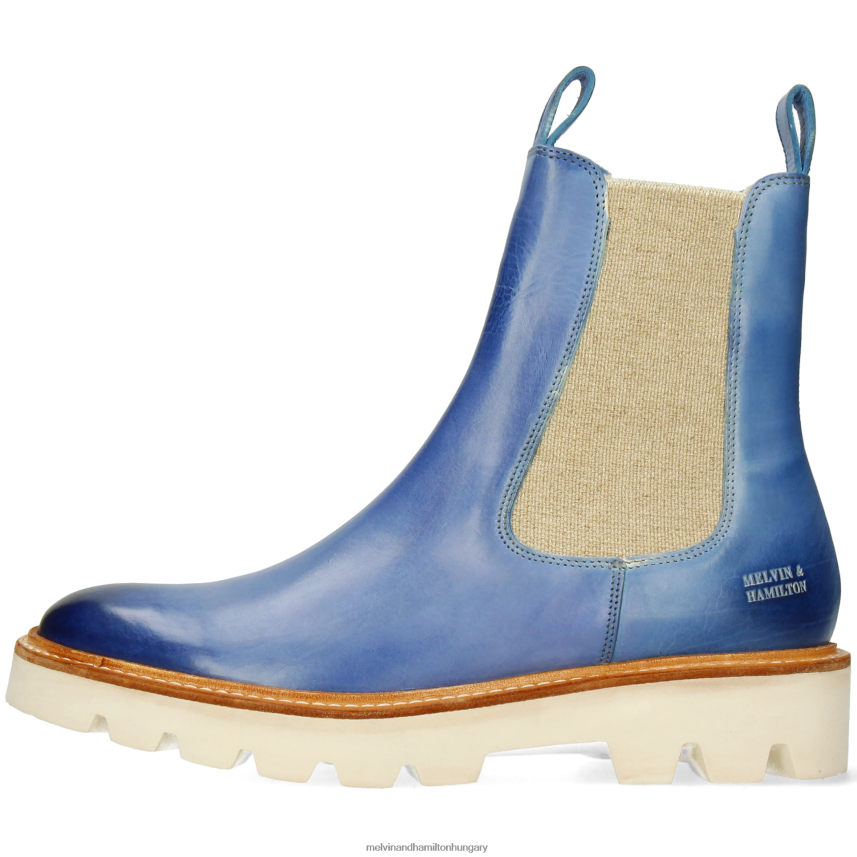 nők Melvin & Hamilton 42FNT862 bokacsizma kék Sally 186