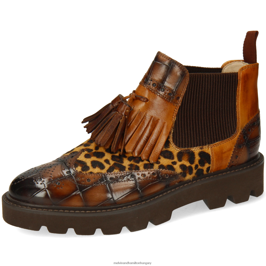 nők Melvin & Hamilton 42FNT869 bokacsizma barna Selina 5